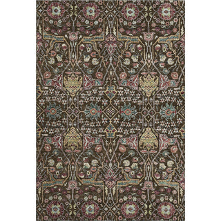 Piper Looms Mayfield Global AMF1132 Chocolate Machine Washable Area Rug main image