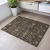Piper Looms Mayfield Global AMF1132 Chocolate Machine Washable Area Rug Scatter Lifestyle Image Feature