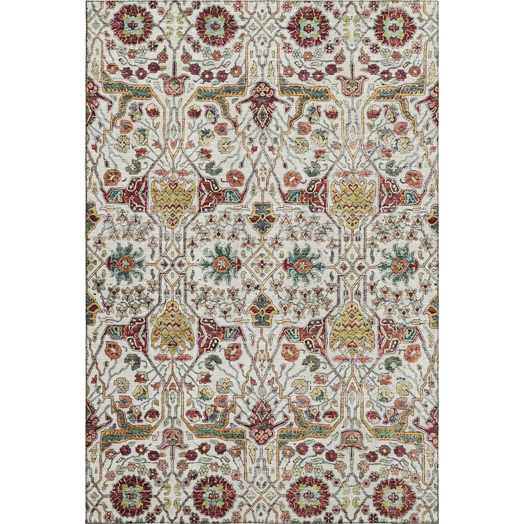 Piper Looms Mayfield Global AMF1132 Ivory Machine Washable Area Rug main image
