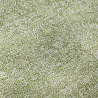 Piper Looms Mayfield Global AMF1133 Aloe Machine Washable Area Rug Swatch Image