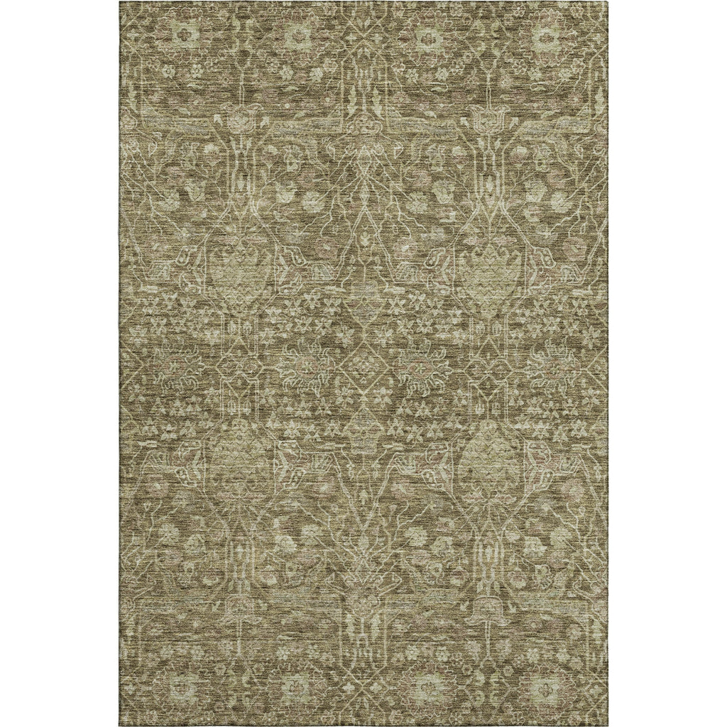 Piper Looms Mayfield Global AMF1133 Brown Machine Washable Area Rug main image