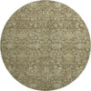 Piper Looms Mayfield Global AMF1133 Brown Machine Washable Area Rug Round Main Image