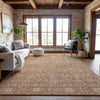 Piper Looms Mayfield Global AMF1133 Coral Machine Washable Area Rug Lifestyle Image Feature