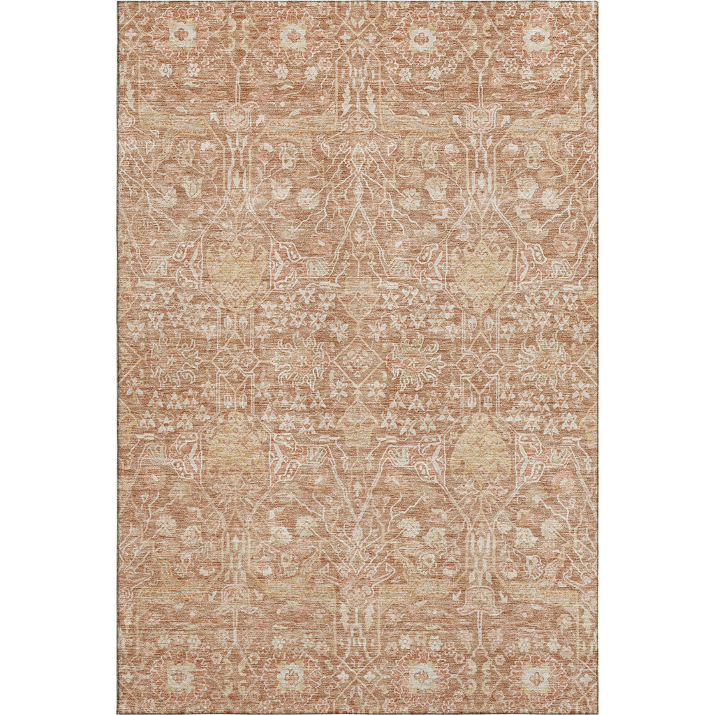 Piper Looms Mayfield Global AMF1133 Coral Machine Washable Area Rug main image