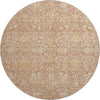 Piper Looms Mayfield Global AMF1133 Coral Machine Washable Area Rug Round Main Image