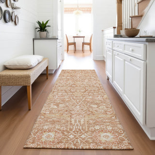 Piper Looms Mayfield Global AMF1133 Coral Machine Washable Area Rug Runner Lifestyle Image Feature