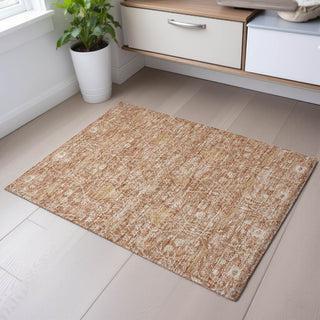Piper Looms Mayfield Global AMF1133 Coral Machine Washable Area Rug Scatter Lifestyle Image Feature