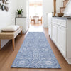 Piper Looms Mayfield Global AMF1133 Denim Machine Washable Area Rug Runner Lifestyle Image Feature