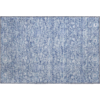 Piper Looms Mayfield Global AMF1133 Denim Machine Washable Area Rug Scatter Main Image