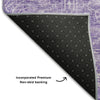 Piper Looms Mayfield Global AMF1133 Plum Machine Washable Area Rug Backing Image