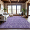 Piper Looms Mayfield Global AMF1133 Plum Machine Washable Area Rug Lifestyle Image Feature
