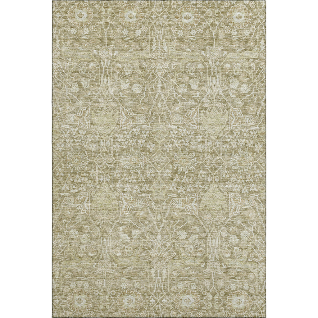 Piper Looms Mayfield Global AMF1133 Taupe Machine Washable Area Rug main image