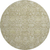 Piper Looms Mayfield Global AMF1133 Taupe Machine Washable Area Rug Round Main Image