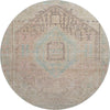 Piper Looms Mayfield Global AMF1134 Pink Machine Washable Area Rug Round Main Image