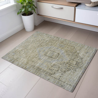 Piper Looms Mayfield Global AMF1134 Taupe Machine Washable Area Rug Scatter Lifestyle Image Feature