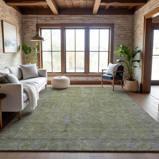 Piper Looms Mayfield Global AMF1135 Aloe Machine Washable Area Rug Lifestyle Image Feature