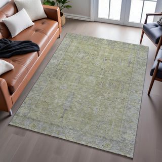 Piper Looms Mayfield Global AMF1135 Aloe Machine Washable Area Rug Lifestyle Image Feature