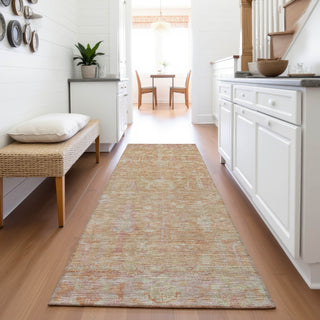 Piper Looms Mayfield Global AMF1135 Coral Machine Washable Area Rug Runner Lifestyle Image Feature