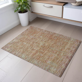 Piper Looms Mayfield Global AMF1135 Coral Machine Washable Area Rug Scatter Lifestyle Image Feature
