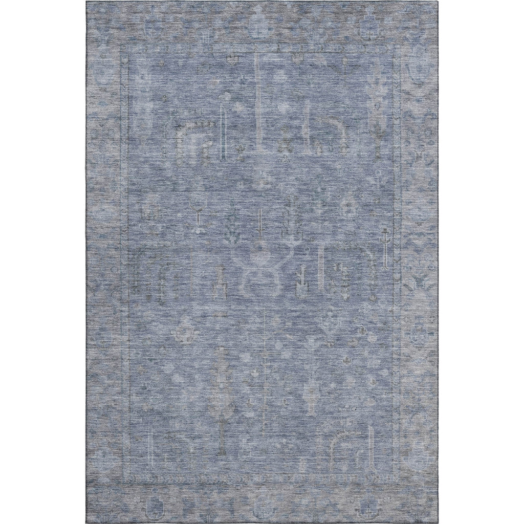 Piper Looms Mayfield Global AMF1135 Denim Machine Washable Area Rug main image