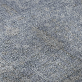 Piper Looms Mayfield Global AMF1135 Denim Machine Washable Area Rug Swatch Image