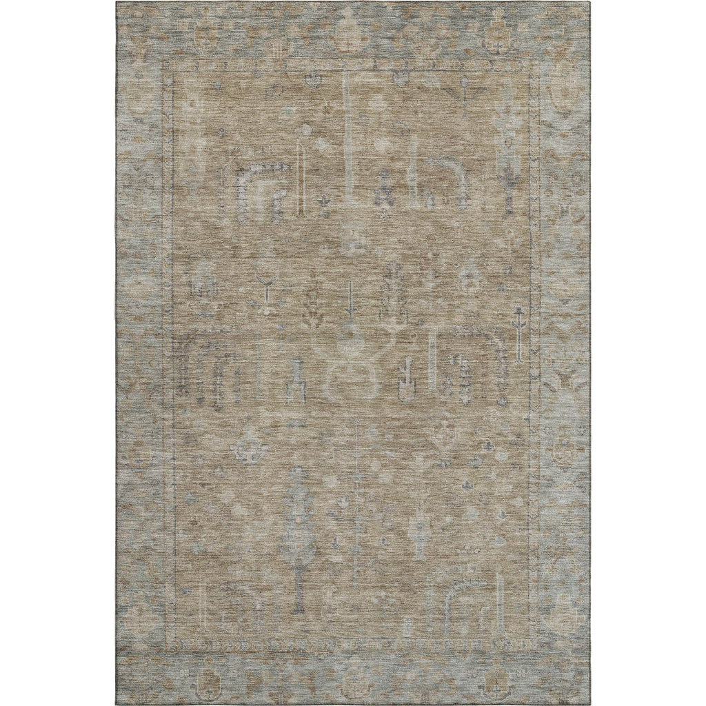 Piper Looms Mayfield Global AMF1135 Tan Machine Washable Area Rug main image