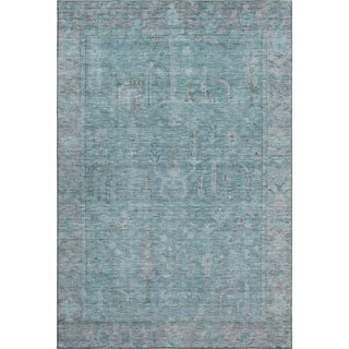 Piper Looms Mayfield Global AMF1135 Teal Machine Washable Area Rug main image