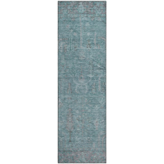 Piper Looms Mayfield Global AMF1135 Teal Machine Washable Area Rug Runner Main Image