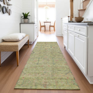 Piper Looms Mayfield Global AMF1136 Aloe Machine Washable Area Rug Runner Lifestyle Image Feature