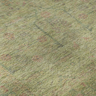 Piper Looms Mayfield Global AMF1136 Aloe Machine Washable Area Rug Swatch Image