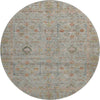 Piper Looms Mayfield Global AMF1136 Taupe Machine Washable Area Rug Round Main Image