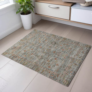 Piper Looms Mayfield Global AMF1136 Taupe Machine Washable Area Rug Scatter Lifestyle Image Feature