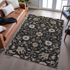 Piper Looms Mayfield Global AMF1137 Black Machine Washable Area Rug Lifestyle Image Feature
