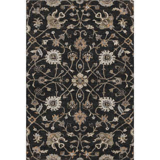 Piper Looms Mayfield Global AMF1137 Black Machine Washable Area Rug main image