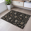Piper Looms Mayfield Global AMF1137 Black Machine Washable Area Rug Scatter Lifestyle Image Feature