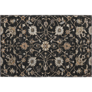 Piper Looms Mayfield Global AMF1137 Black Machine Washable Area Rug Scatter Main Image