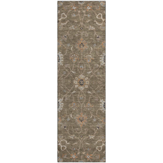 Piper Looms Mayfield Global AMF1137 Brown Machine Washable Area Rug Runner Main Image