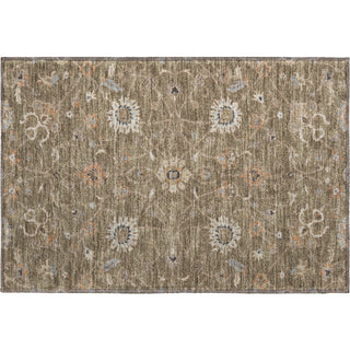 Piper Looms Mayfield Global AMF1137 Brown Machine Washable Area Rug Scatter Main Image