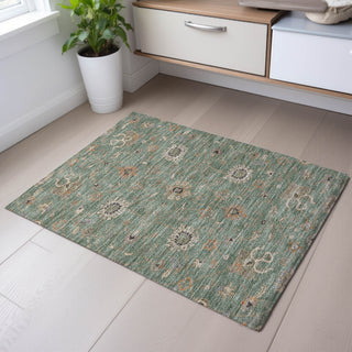 Piper Looms Mayfield Global AMF1137 Cactus Machine Washable Area Rug Scatter Lifestyle Image Feature