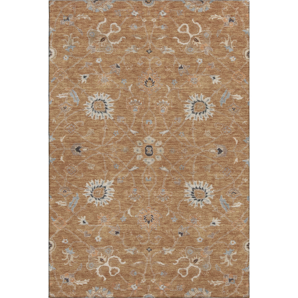 Piper Looms Mayfield Global AMF1137 Copper Machine Washable Area Rug main image