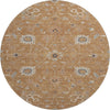 Piper Looms Mayfield Global AMF1137 Copper Machine Washable Area Rug Round Main Image