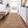Piper Looms Mayfield Global AMF1137 Copper Machine Washable Area Rug Runner Lifestyle Image Feature