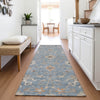 Piper Looms Mayfield Global AMF1137 Denim Machine Washable Area Rug Runner Lifestyle Image Feature