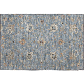 Piper Looms Mayfield Global AMF1137 Denim Machine Washable Area Rug Scatter Main Image