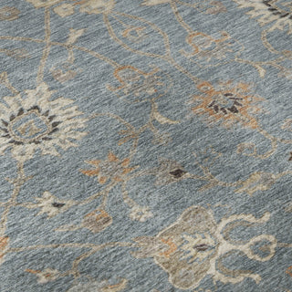 Piper Looms Mayfield Global AMF1137 Denim Machine Washable Area Rug Swatch Image
