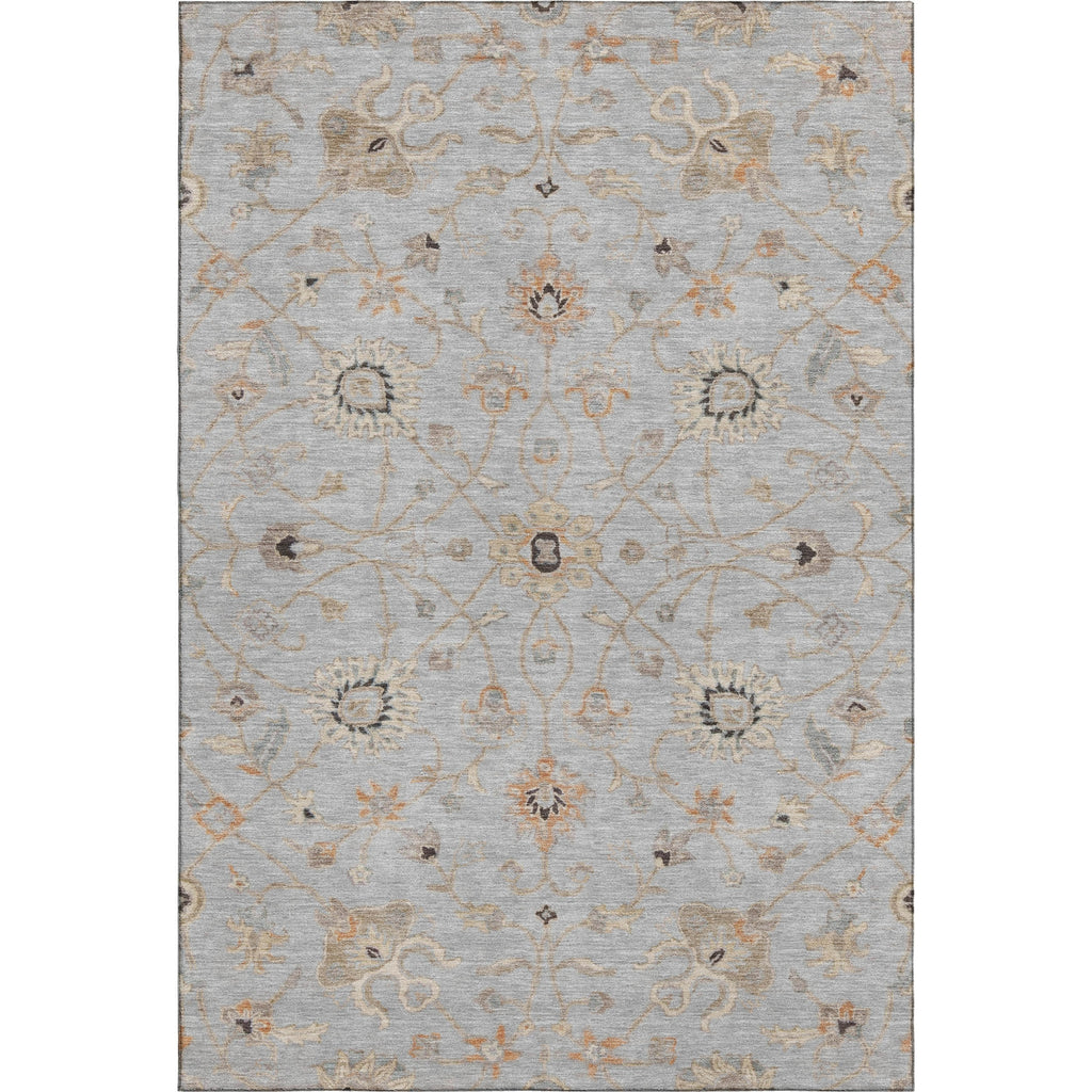 Piper Looms Mayfield Global AMF1137 Gray Machine Washable Area Rug main image