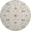Piper Looms Mayfield Global AMF1137 Ivory Machine Washable Area Rug Round Main Image