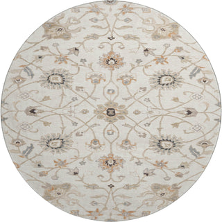 Piper Looms Mayfield Global AMF1137 Ivory Machine Washable Area Rug Round Main Image