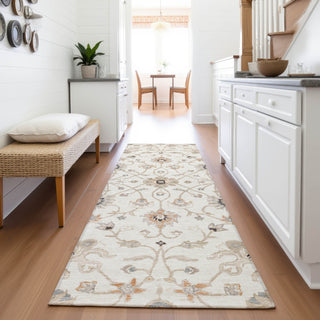 Piper Looms Mayfield Global AMF1137 Ivory Machine Washable Area Rug Runner Lifestyle Image Feature