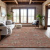 Piper Looms Mayfield Global AMF1137 Pink Machine Washable Area Rug Lifestyle Image Feature